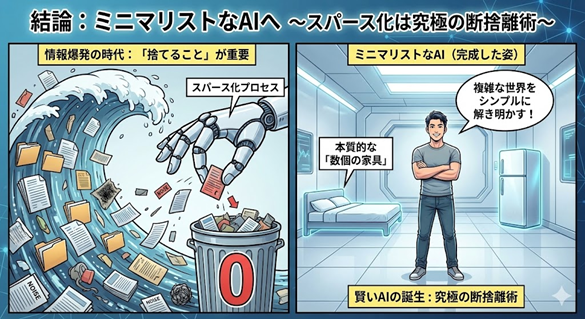 ミニマリストなAIのイメージ画像